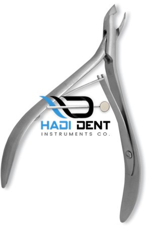 Cuticle Nipper, Double Spring. Mirror Finish
