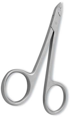 Cuticle Nipper, Scissor Handle. Mirror Finish