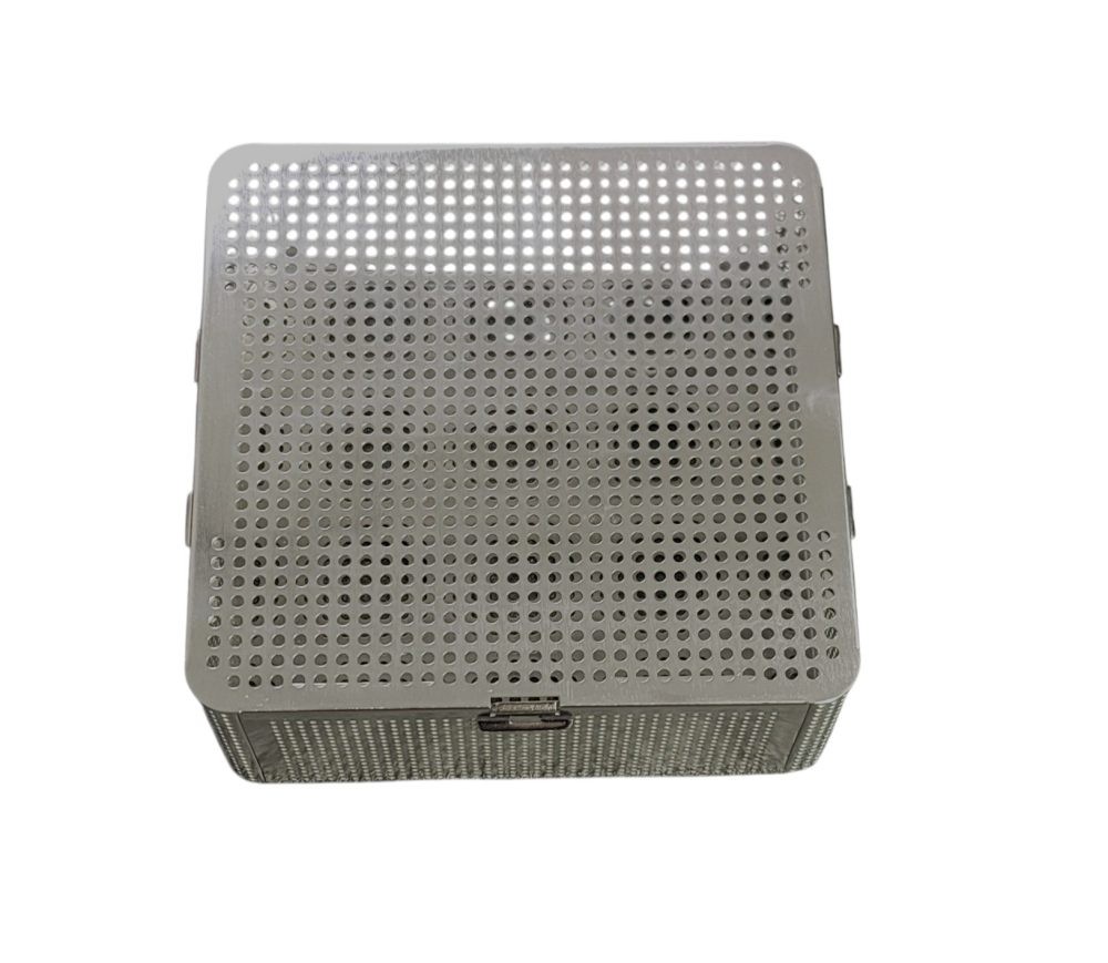 Sterilization Basket with Lid Half Size