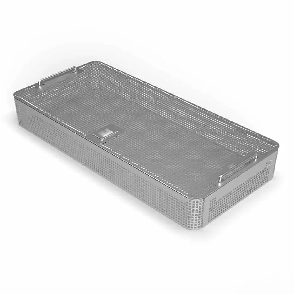 Sterilization Basket with Lid Full Size