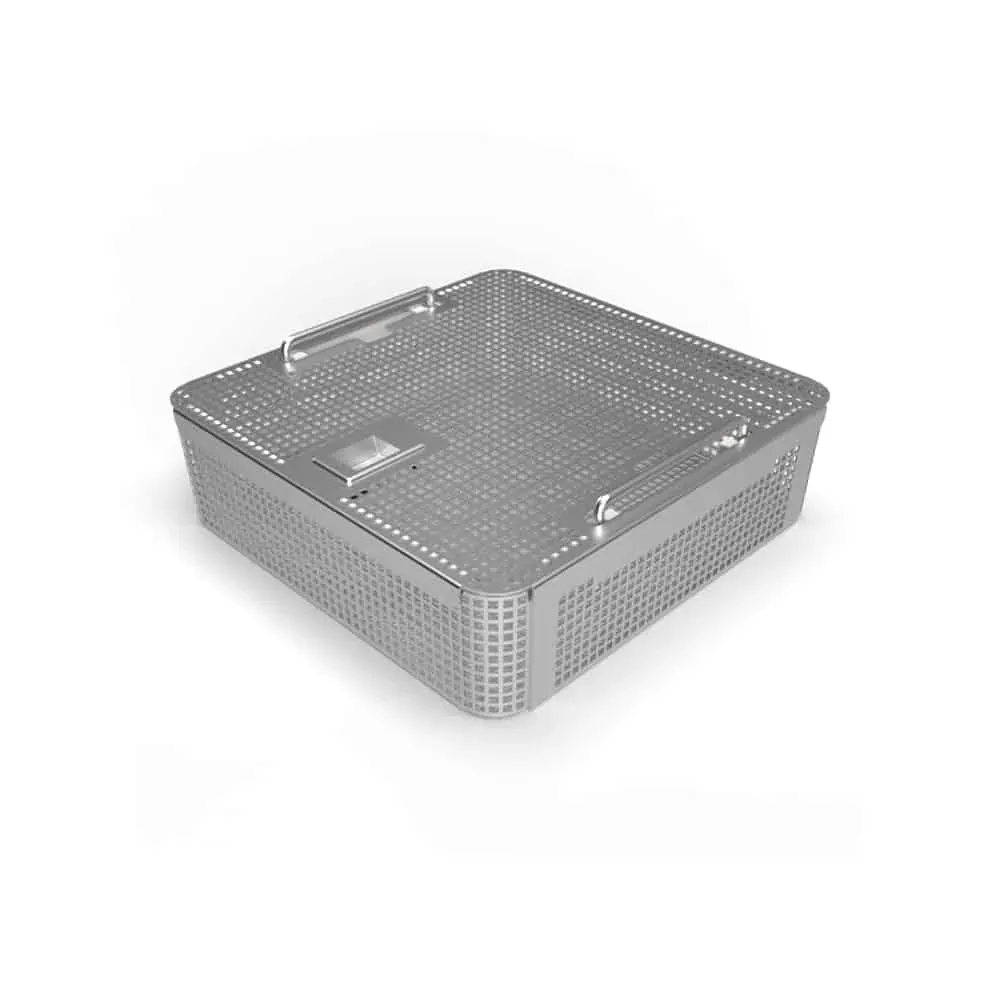 Sterilization Basket with Lid Half Size