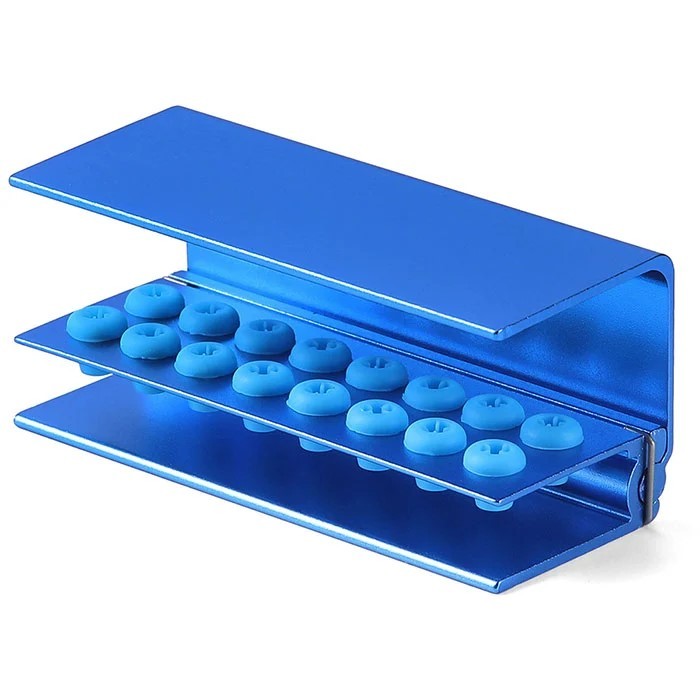 Dental Burs Holder Block 16 Holes with Silicon Cover FG RA